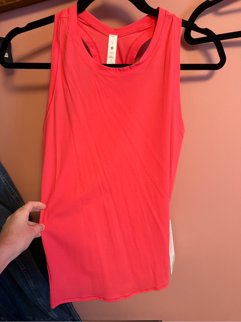 lululemon athletica Hot Pink Racerback Tank